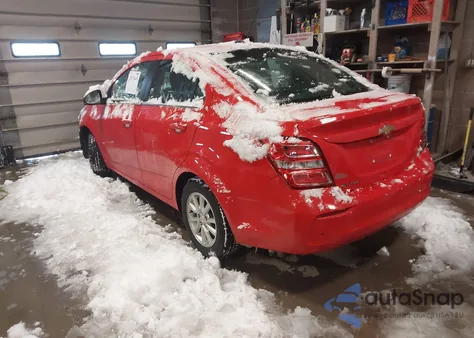 2019 Chevrolet Sonic Lt Auto из США, поврежденный, VIN 1G1JD5SB0K4106876